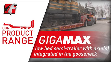 FAYMONVILLE GigaMAX - Low bed semi-trailer with axle(s) integrated in the gooseneck