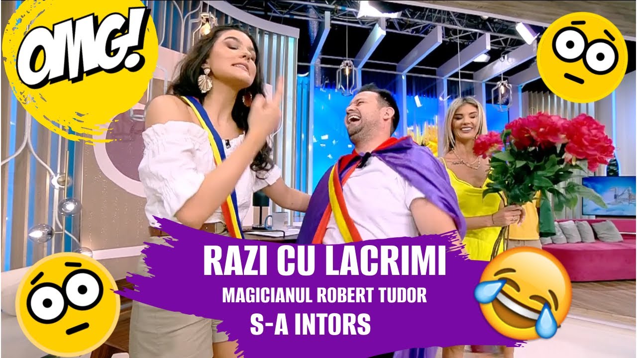 MAGICIANUL ROBERT TUDOR S-A INTORS LA NEATZA CU RAZVAN SI DANI