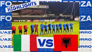 Highlights: Italia-Albania 5-0 - Under 17 (27 ottobre 2021)