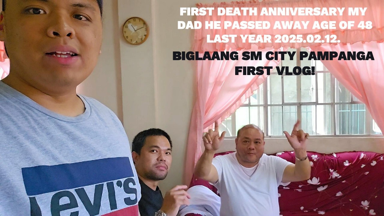 FIRST DEATH ANNIVERSARY OF MY DAD AT AGE 49 FIRST VLOG IN SM CITY PAMPANGA - LIFE IN THE PH