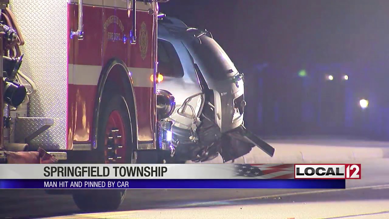 Man rushed to hospital after being hit by car in Springfield Township ...