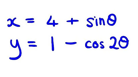 Convert Parametric Equations to a Cartesian Equation #2
