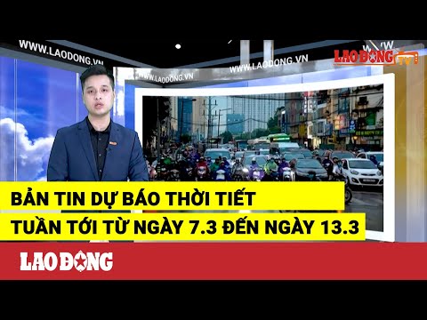 Video Bản tin dự báo thời tiết tuần tới từ ngày 7.3 đến ngày... - youtube