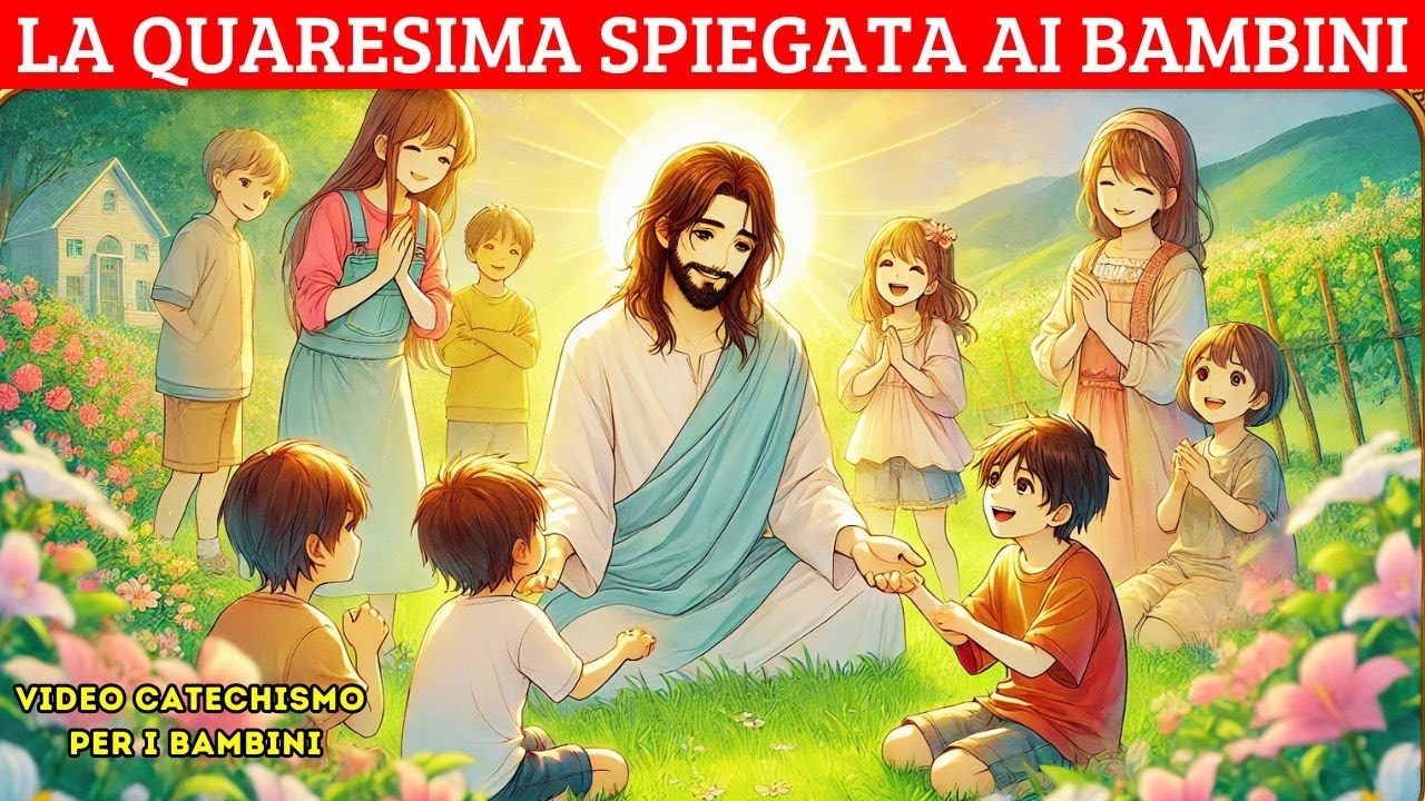 LA QUARESIMA SPIEGATA AI BAMBINI: IL VIAGGIO CON GESÙ VERSO LA PASQUA