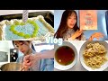 VLOG: mum’s birthday | grape cake🍇, ramen🍜, preparing birthday gift🎁, what I eat (Eng CC)