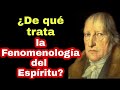 Hegel y la Fenomenología del Espíritu - Sesión 3. Curso sobre la Filosofía de Hegel.