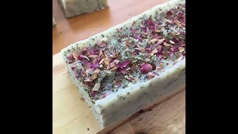 BATCH soapmaking - Hand Cutting Cold Processed Soap Log - BATCH No. 0087