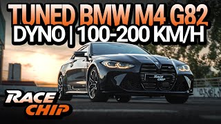 BMW M4 Competition G82 Tuned | Dyno | 100-200 | RaceChip
