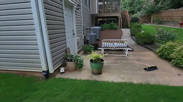 FLOOD Waters from My Neighbors Yard. #landscape #drainage Solutions | Erosion control Solutions