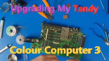 Upgrading My Tandy Colour Computer 3 With A 6309 CPU