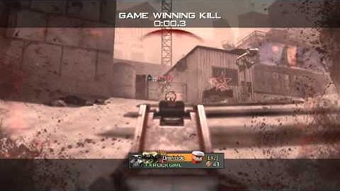 COD MW3- Game Winning Killcam 16 (Final Stand)