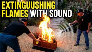 How they Use Sound Waves to Put Out Fires