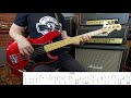 Stevie Wonder ft. Ariana Grande - Faith (bass cover) (play-along with tabs)