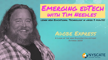 Emerging Edtech with Tim Needles: Adobe Express Educator Collections