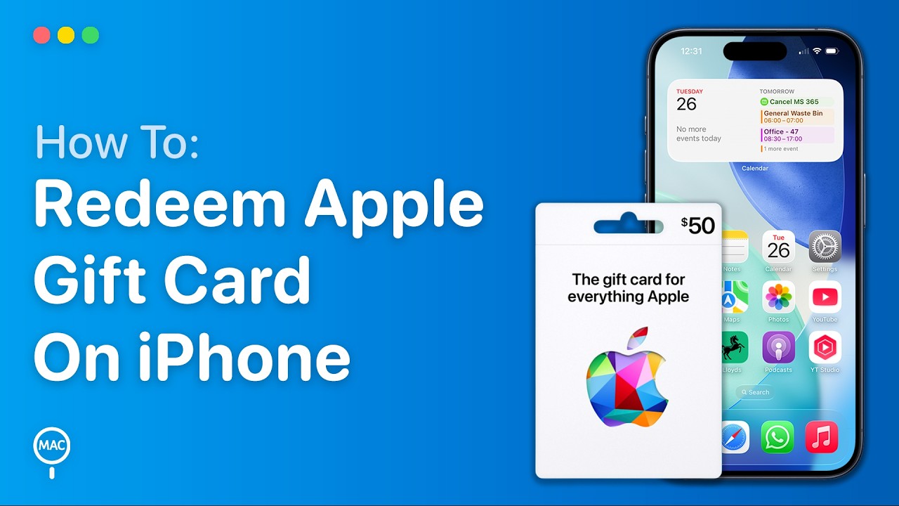 How To Redeem Apple Gift Card On iPhone | Easy Guide - YouTube