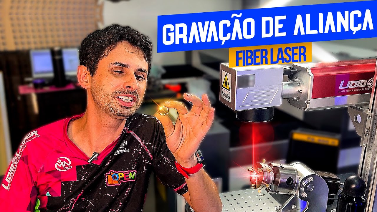 COMO FAZER GRAVAÇÃO LASER EM ALIANÇA E ANEL - FIBER LASER