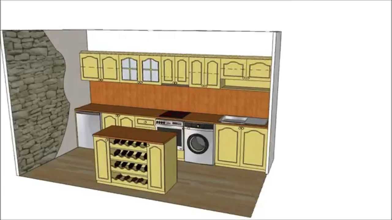 Кухня с барплот / Kitchen with a bar - YouTube