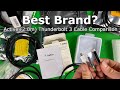 What’s The Best Active 2.0M Thunderbolt 3 Cable? - Ultimate Brand Comparison and Verdict!