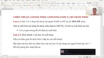BÍ KÍP MAX ĐIỂM NGHE LISTENING TOEIC PART 3 || CẬP NHẬT ĐỀ TOEIC 2025 || MS THẮM TOEIC (VIDEO 1)