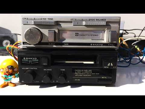Sanyo FT 800 vs FT 791 Car Stereo 🚗 Cassette Player Vintage