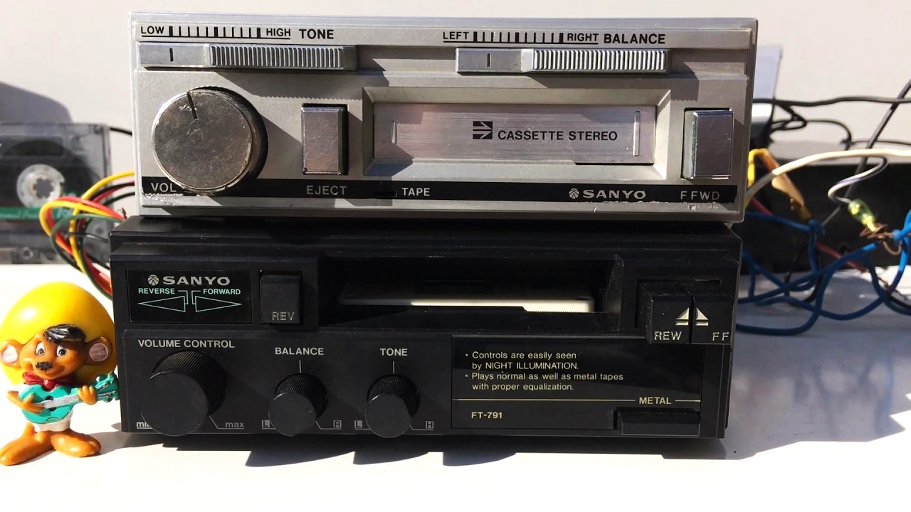 Sanyo FT 800 vs FT 791 Car Stereo ? Cassette Player Vintage - YouTube