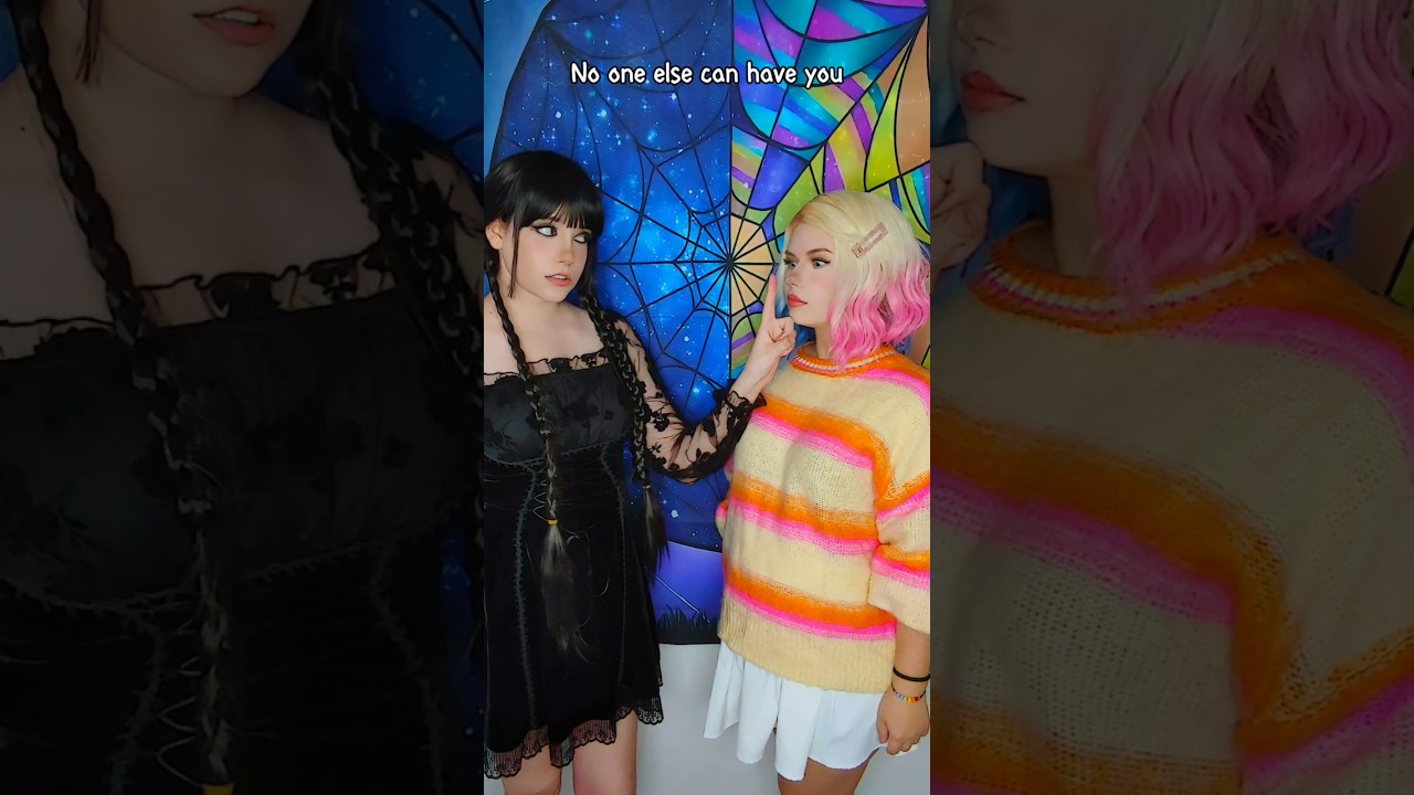 No one else can have you | Wednesday Addams & Enid Sinclair@nikkihatsunecosplay#cosplay