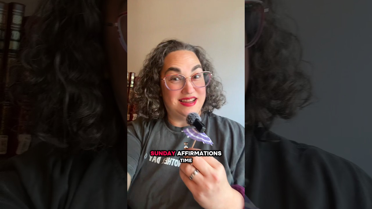 Sunday Affirmations-Random complements from an 8 year old