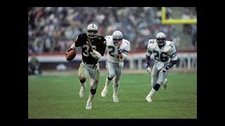 Marcus allen and the raiders take on curt warner seahawks in afc title
game. seattle swept during year, but this game would turn ...