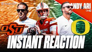 Oklahoma State STUNS Oregon | Eric Morris picks up MASSIVE first win | What now for the Ducks