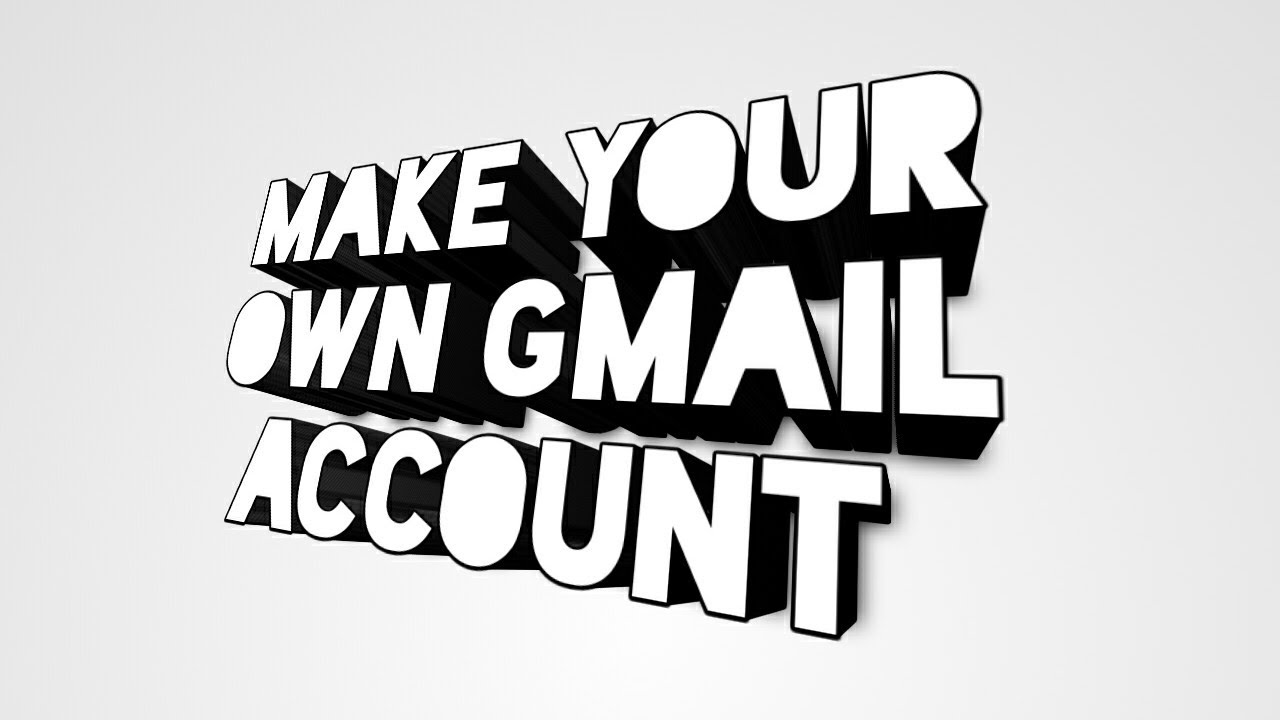 How Can You Make Your Own Gmail Account 2020 Without Any Problem YouTube