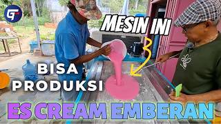 Testing Mesin ES Cream multifungsi 2.5 PK pesanan Kab. Wajo! Hasil es cream super lembut!