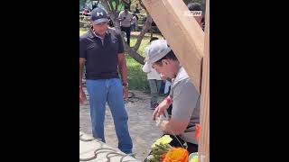 World record attempt bending 15 horse shoes in 1 minute