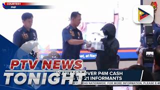 PNP awards over P4M cash rewards to 21 informants