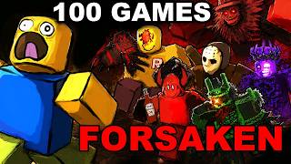 noob vs 100 games of forsaken