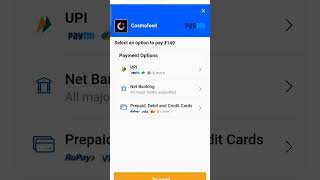 how to pay on cosmofed #shorts #cosmofeed