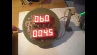 Digital speed meter and odometer with pic 16f628