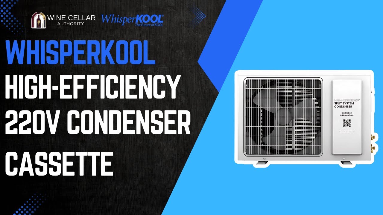 WhisperKOOL High-Efficiency 220V Condenser Cassette | Wine Cellar Authority