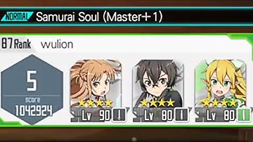 1mil ranked 5th (master+1) - Ordinal Scale Ranking Event -  SAO MD #38