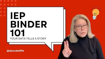 IEP Binder 101