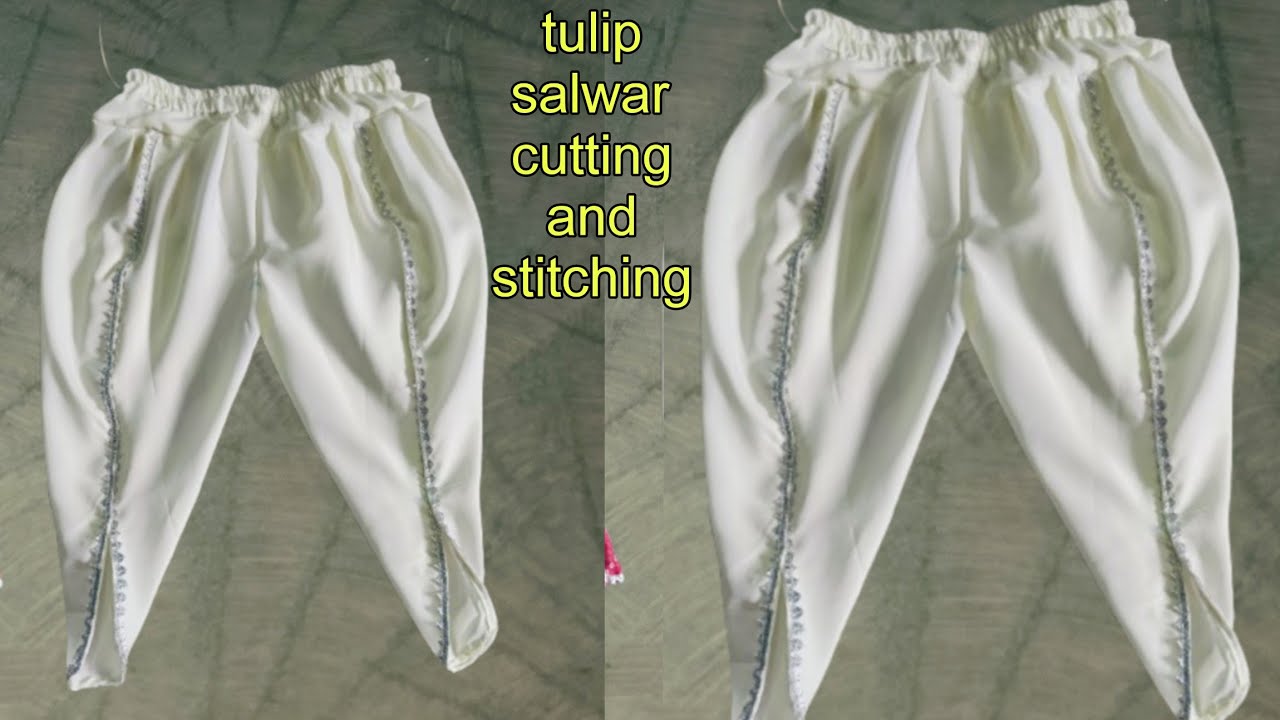 3 year baby Tulip Salwar Cutting and Stitching || Tulip Salwar ki Cutting kaise kre