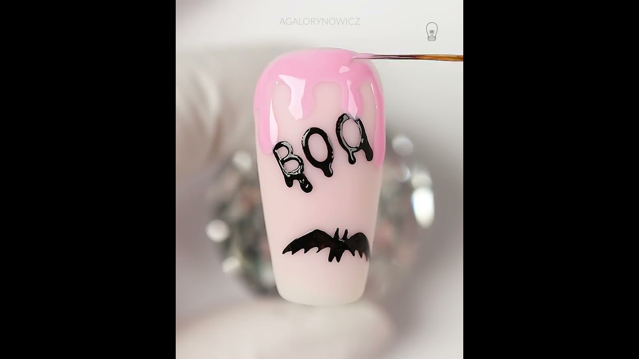 Helloweenske zdobenie nechtov