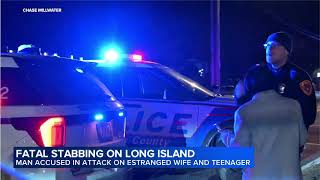 Man accused of fatally stabbing estranged wife and teenager