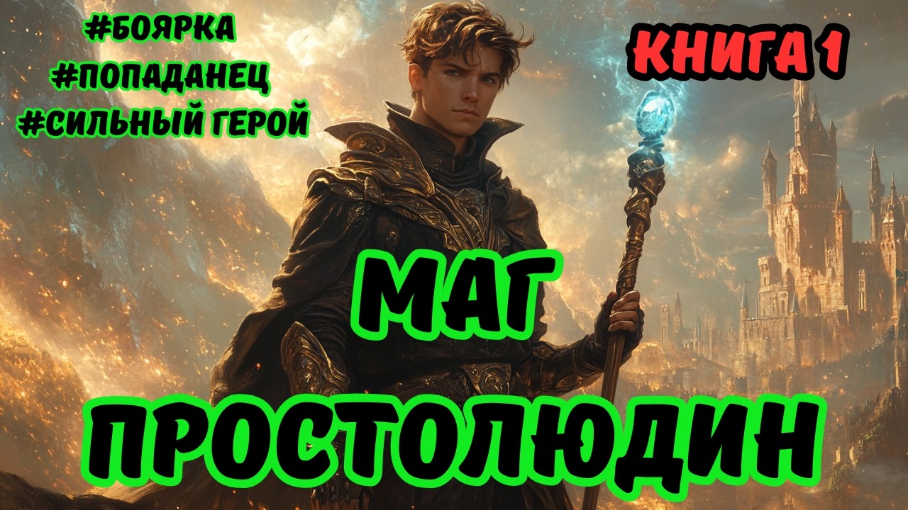 | Аудиокнига |  МАГ ПРОСТОЛЮДИН | Фэнтези | ПОПАДАНЕЦ | #аудиокниги #фэнтези #боярка