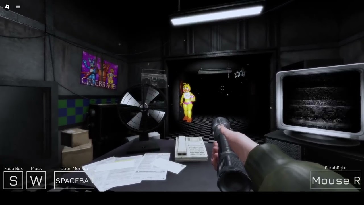 Playing Five Nights at Freddy's Reimagined for the first time.