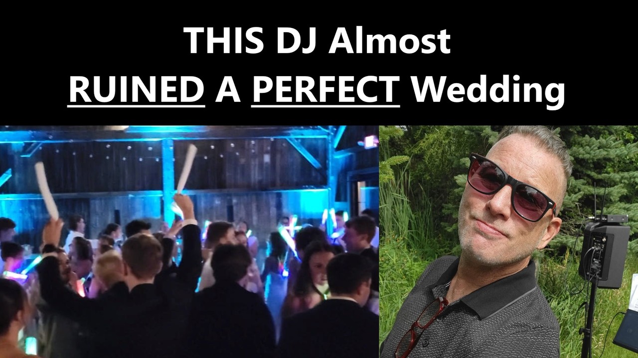 DJing An AWESOME Wedding, BUT I Almost Train Wrecked The Ceremony