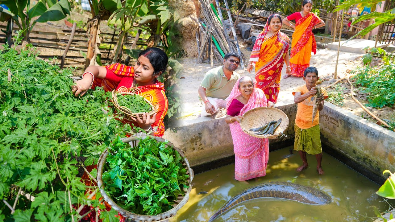 উচ্ছে পাতা দিয়ে জিওল মাছের এই রান্না একমাত্র বাঙাল বাড়িতেই হয় | Bitter Gourd Leaves Recipe |