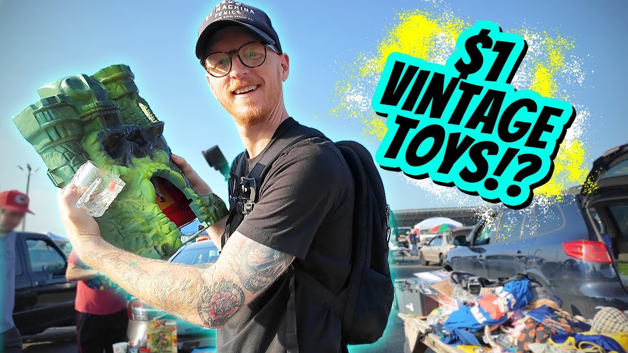 Cheap VINTAGE TOYS at Flea Markets… Still Real?? (Toy Hunt)
