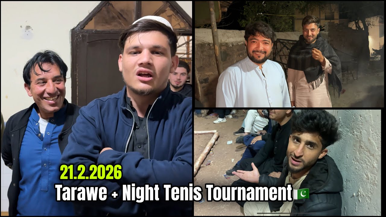 Tarawe + Night Tenis Tournament🇵🇰| Kotli Kalan Saleh Khana|21.2.2026