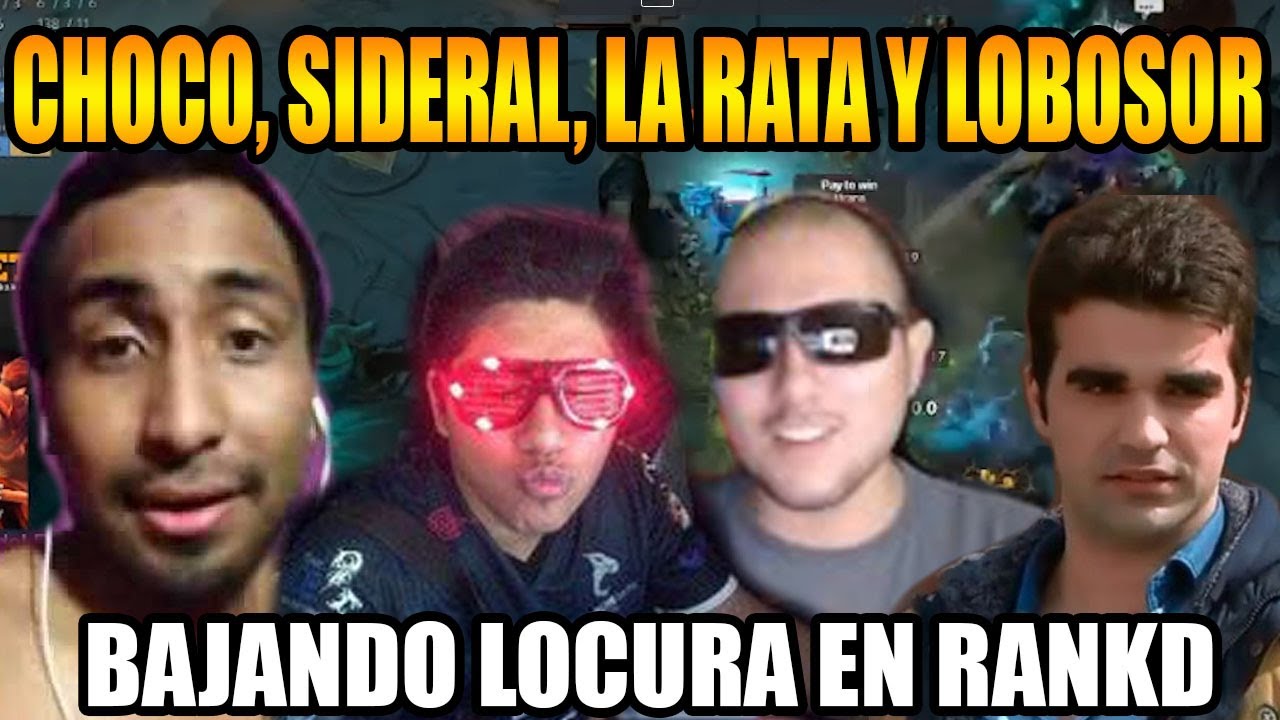EL TRIO DEL PERICO!! SIDERAL, ANTAURUS, MR.CHOCO Y WOLFKID BAJANDO LOCURA EN RANKED
