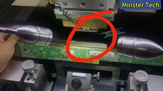 Cof bonding machine operation videos in detail with English subtitles from Minster Tech.